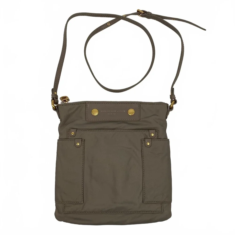 Marc Jacobs Taupe Crossbody Bag | Nylon/Polyester OS